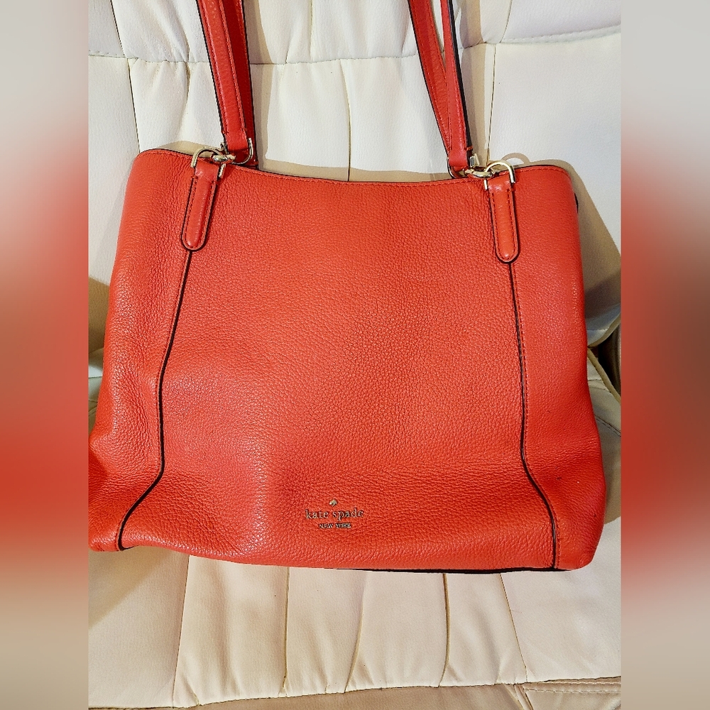 KATE SPADE LEATHER SATCHEL BAG - Picture 6 of 11